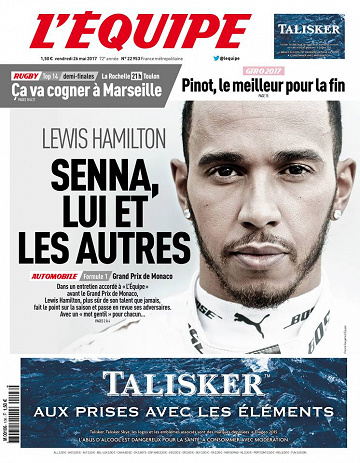 L’Équipe vendredi 26 mai 2017