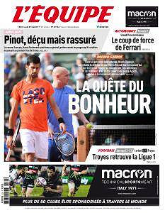 L’equipe du Lundi 29 Mai 2017