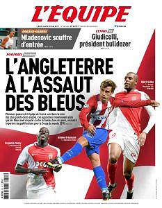 L’equipe du Mardi 30 Mai 2017