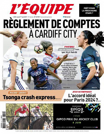 L’equipe du Jeudi 1 Juin 2017