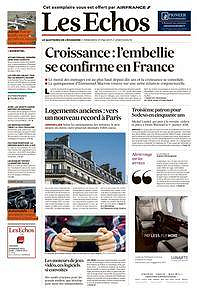 Les Echos du Mercredi 31 Mai 2017