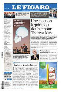 Le Figaro du Jeudi 8 Juni 2017