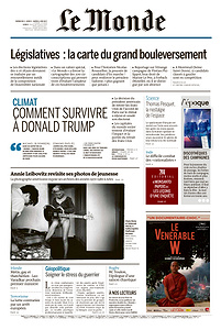 Le Monde du Dimanche 4 et Mardi 6 Juin 2017