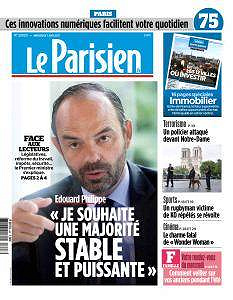 Le Parisien du Mercredi 7 Juin 2017
