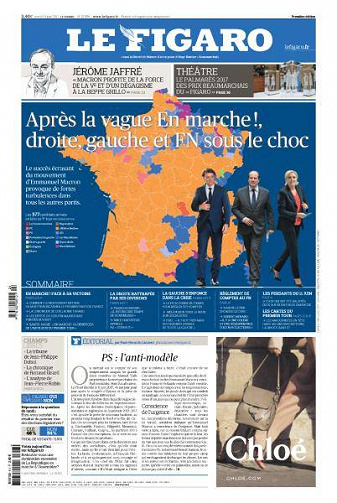 Le Figaro du Mardi 13 Juin 2017