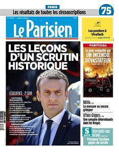 Le Parisien du Lundi 19 Juin 2017