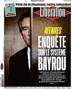 Libération du Mercredi 21 Juin 2017