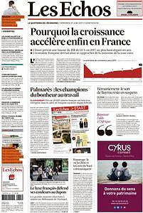 Les Echos du Mercredi 21 Juin 2017