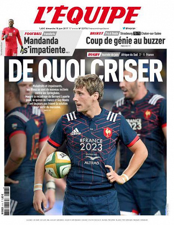 L’equipe du Dimanche 18 Juin 2017