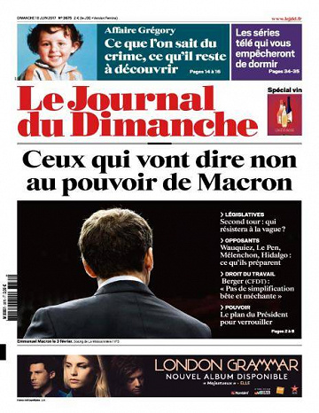 Le Journal du Dimanche du 18 Juin 2017