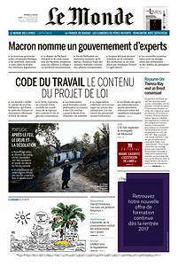 Le Monde du Vendredi 23 Juin 2017
