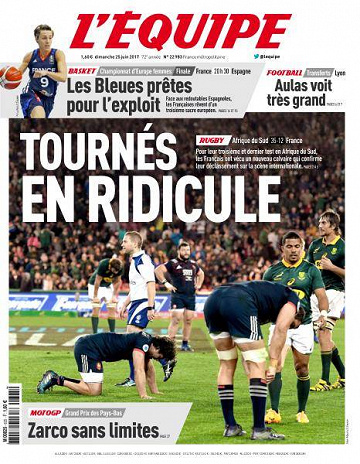 L’equipe du Dimanche 25 Juin 2017