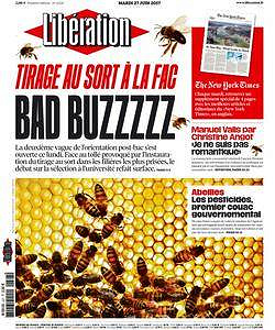 Libération du Mardi 27 Juin 2017