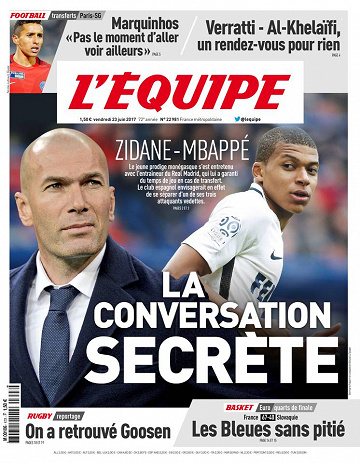 L’Équipe du Vendredi 23 juin 2017