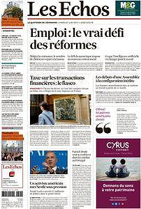 Les Echos du Mardi 27 Juin 2017