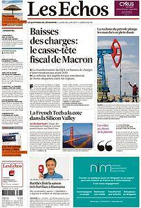 Les Echos du Lundi 26 Juin 2017