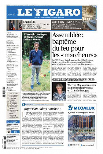 Le Figaro du Mardi 27 Juin 2017