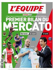 L’equipe du Mardi 27 Juin 2017
