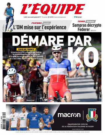 L’equipe du Mercredi 5 Juillet 2017