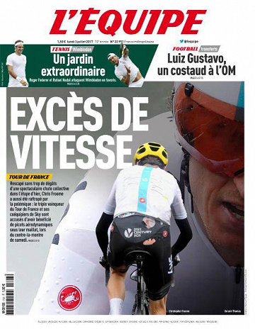 L’equipe du Lundi 3 Juillet 2017
