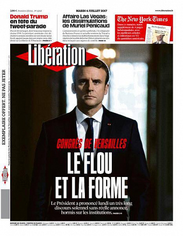 Libération du Mardi 4 Juillet 2017