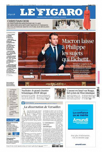 Le Figaro du Mardi 4 Juillet 2017