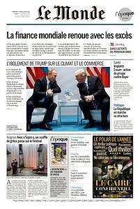Le Monde du Dimanche 9 et Lundi 10 Juillet 2017