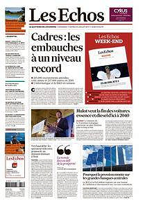 Les Echos du Vendredi 7 Jullet 2017