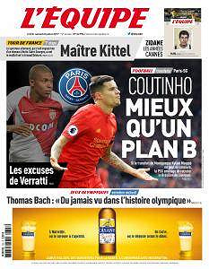 L’equipe du Samedi 8 Juillet 2017