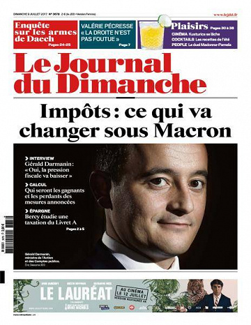 Le Journal du Dimanche du 9 Juillet 2017