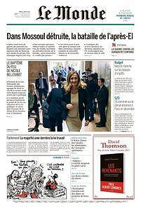 Le Monde du Mardi 11 Juillet 2017