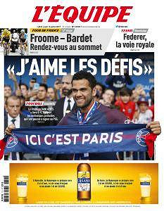 L’equipe du Jeudi 13 Juillet 2017
