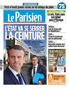 Le Parisien du Mardi 11 Juillet 2017