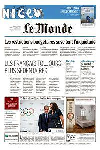 Le Monde du Jeudi 13 Juillet 2017