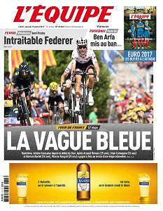 L’equipe du Samedi 15 Juillet 2017