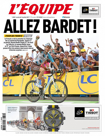 L’Équipe du Vendredi 14 juillet 2017