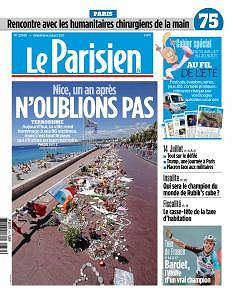 Le Parisien du Vendredi 14 Juillet 2017