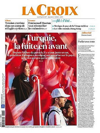 La Croix Du Lundi 17 Juillet 2017