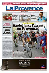 La Provence Marseille du Jeudi 20 Juillet 2017
