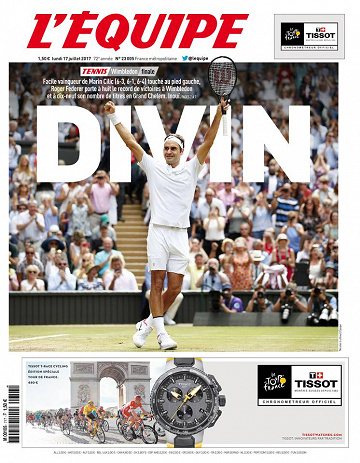 L’Équipe du Lundi 17 juillet 2017
