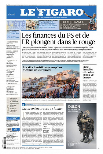 Le Figaro Mardi 18 juillet 2017