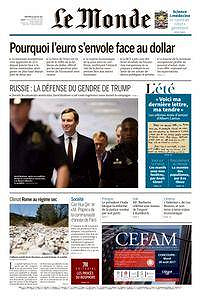 Le Monde du Mercredi 26 Juillet 2017
