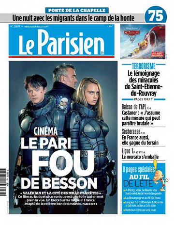 Le Parisien du Mercredi 26 Juillet 2017