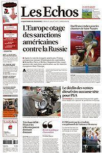 Les Echos du Jeudi 27 Juillet 2017