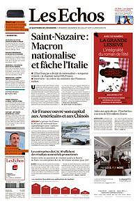 Les Echos du Vendredi 28 Jullet 2017