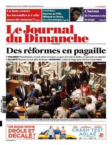 Le Journal du Dimanche du 30 Juillet 2017