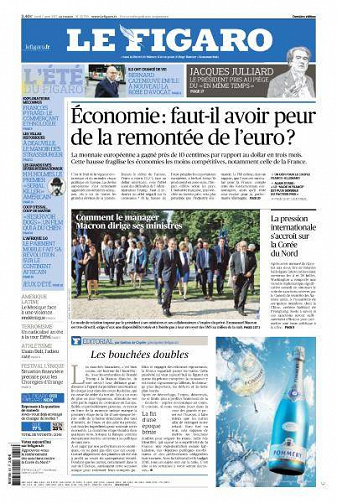 Le Figaro du Lundi 7 Août 2017