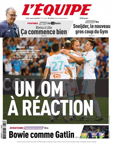 L’equipe du Lundi 7 Août 2017