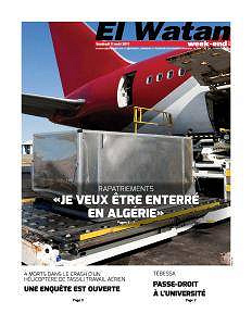 El Watan du Vendredi 11 Août 2017