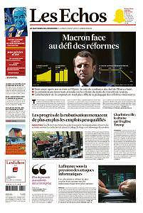 Les Echos -  Lundi 14 Août 2017